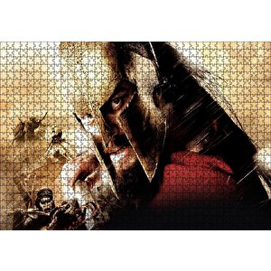 300 Spartalı Sahneler Puzzle Yapboz Mdf Ahşap 1000 Parça