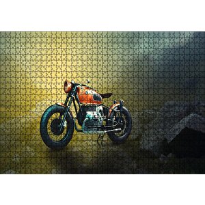 Bmv Klasik Motorsiklet Puzzle Yapboz Mdf Ahşap 1000 Parça