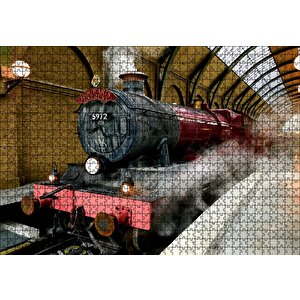 Harry Potter Hogwarts Express Buharlı Tren Puzzle Yapboz Mdf Ahşap 1000 Parça