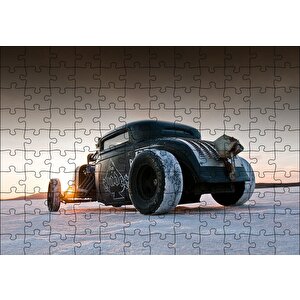 Motörhead Maça As Antika Araba Puzzle Yapboz Mdf Ahşap 120 Parça