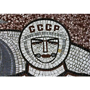 Mozaik Sovyetler Birliği Puzzle Yapboz Mdf Ahşap 500 Parça