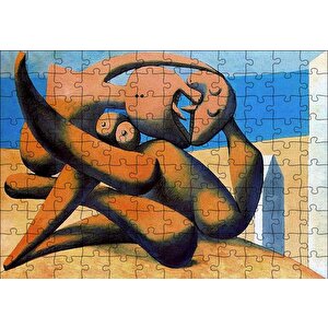 Figure At The Seaside, 1931 By Pablo Picasso Puzzle Yapboz Mdf Ahşap 120 Parça