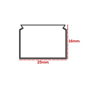 Sert Plastik 25x16 Kablo Kanalı Kendinden Yapışkanlı 2 Mt