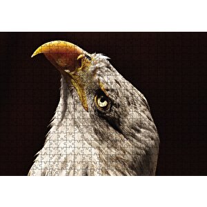 Kel Kartal Kuşu Puzzle Yapboz Mdf Ahşap 500 Parça