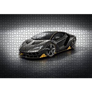 Lamborghini Centenario Puzzle Yapboz Mdf Ahşap 1000 Parça
