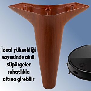 Aspen 20'li Set Lüks Mobilya Kanepe Koltuk Tv Ünitesi Ayağı 15 Cm Kahverengi Ayakları