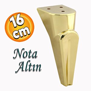 Nota Mobilya Kanepe Sehpa Tv Ünitesi Koltuk Ayağı Baza Ayakları Altın Gold 16 Cm