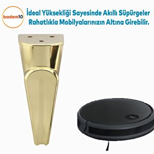 Nota Mobilya Kanepe Sehpa Tv Ünitesi Koltuk Ayağı Baza Ayakları Altın Gold 16 Cm