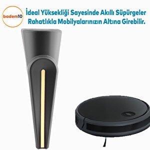 Nota Mobilya Oturma Grubu Kanepe Sehpa Tv Ünitesi Koltuk Ayağı Baza Ayakları Siyah Altın Gold 19 Cm