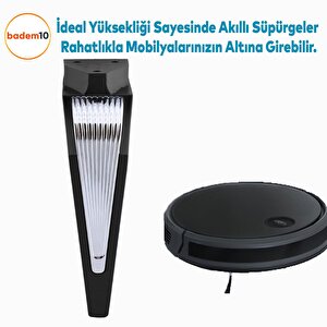 Salkım Mobilya Oturma Grubu Kanepe Tv Ünitesi Konsol Koltuk Ayağı Ayakları Siyah Krom 19 Cm