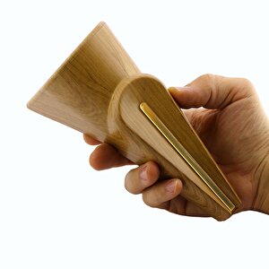 Nota Mobilya Kanepe Sehpa Tv Ünitesi Koltuk Ayağı Baza Ayakları Ahşap Desenli Kahverengi Ceviz 16 Cm