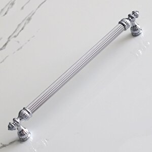 Şah 320 Mm Krom Renk Kulp Metal Mobilya Dolap Çekmece Kapak Mutfak Kulpları Kulbu Dolabı Kulpu