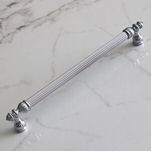 Şah 320 Mm Krom Renk Kulp Metal Mobilya Dolap Çekmece Kapak Mutfak Kulpları Kulbu Dolabı Kulpu