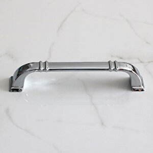 Roma 128 Mm Krom Renk Kulp Metal Mobilya Çekmece Dolap Kapak Mutfak Kulpları Kulbu Dolabı Kulpu