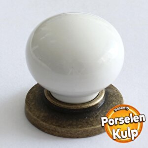 Gerçek Porselen Kulp Antik Sarı Düğme Mobilya Mutfak Dolabı Çekmece Dolap Kulpları Kapak Kulpu Kulbu