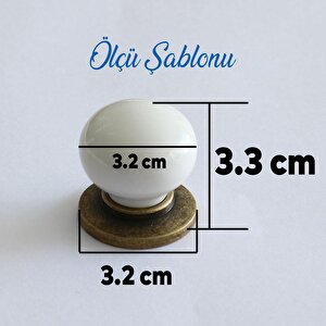 Gerçek Porselen Kulp Antik Sarı Düğme Mobilya Mutfak Dolabı Çekmece Dolap Kulpları Kapak Kulpu Kulbu