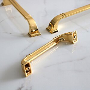 Roma 224 Mm Gold Altın Kulp Metal Mobilya Mutfak Çekmece Dolap Kapak Dolabı Kulpları Kulbu Kulpu