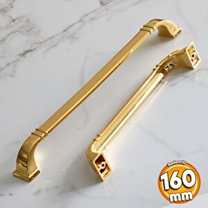 Roma 160 Mm Gold Altın Kulp Metal Mobilya Mutfak Çekmece Dolap Kapak Kulpları Kulbu Dolabı Kulpu