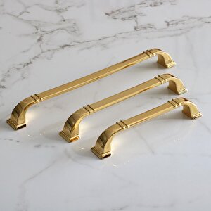 Roma 128 Mm Gold Altın Kulp Metal Mobilya Çekmece Dolap Kapak Mutfak Kulpları Kulbu Dolabı Kulpu