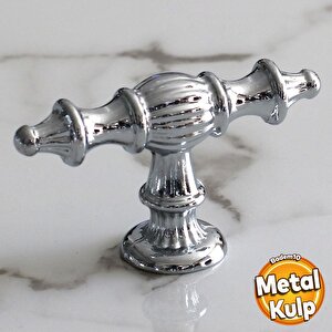 Şehzade Krom Kulp Renk Düğme Mobilya Mutfak Çekmece Dolabı Dolap Kulpları Kapak Kulpu Kulbu Tek Vida