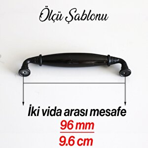 Gerçek Porselen Siyah 96 Mm Mobilya Mutfak Kulp Çekmece Dolap Kulplar Kapak Kulpu Kulbu Dolabı