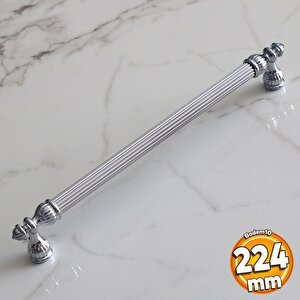 Şah 224 Mm Krom Renk Kulp Metal Mobilya Çekmece Dolap Kapak Mutfak Kulpları Kulbu Dolabı Kulpu