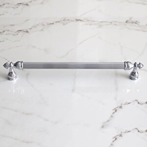 Şah 224 Mm Krom Renk Kulp Metal Mobilya Çekmece Dolap Kapak Mutfak Kulpları Kulbu Dolabı Kulpu