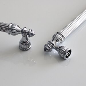 Şah 224 Mm Krom Renk Kulp Metal Mobilya Çekmece Dolap Kapak Mutfak Kulpları Kulbu Dolabı Kulpu