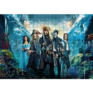 Karayip Korsanları Görseli Puzzle Yapboz Mdf Ahşap 500 Parça