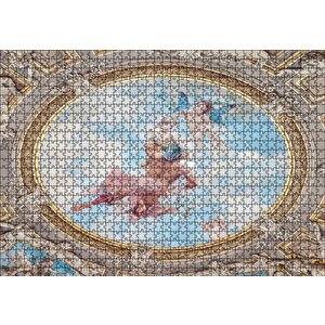 Tavan Resmi Davut Ve Melekler Puzzle Yapboz Mdf Ahşap 1000 Parça