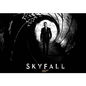 007 Skyfall Daniel Craig Puzzle Yapboz Mdf Ahşap 120 Parça
