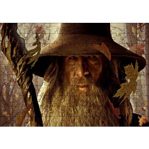 Yüzüklerin Efendisi Gandalf Yakın Plan Puzzle Yapboz Mdf Ahşap 120 Parça