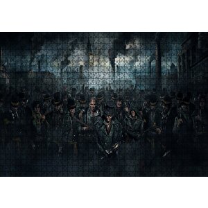 Assassins Creed Syndicate Karakterler Londra Ve Kara Dumanlar Puzzle Yapboz Mdf Ahşap 1000 Parça