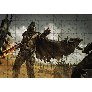 Mad Max Vs Darth Vader Görseli Puzzle Yapboz Mdf Ahşap 120 Parça