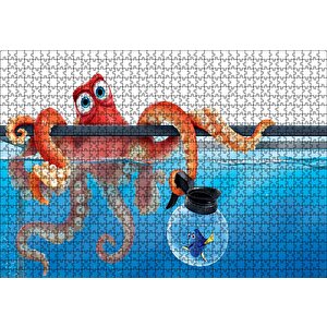 Finding Dory Ahtapot Puzzle Yapboz Mdf Ahşap 1000 Parça