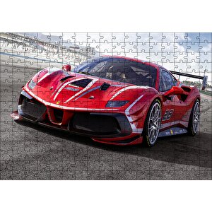 Ferrari 488 Evo Puzzle Yapboz Mdf Ahşap 255 Parça