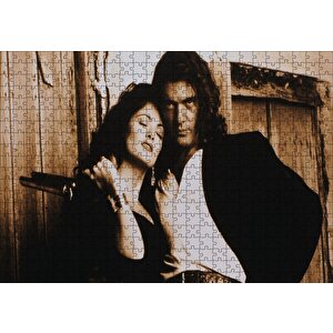 Desperado Antonio Banderas Ve Salma Hayek Puzzle Yapboz Mdf Ahşap 500 Parça