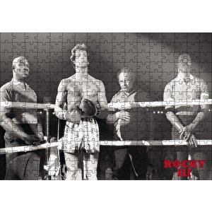 Rocky 3 Sylvester Stallone Ring Sb Puzzle Yapboz Mdf Ahşap 255 Parça