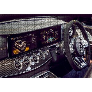 Mercedes Amg Gt 63 S 4 Matic Kokpit Puzzle Yapboz Mdf Ahşap 1000 Parça