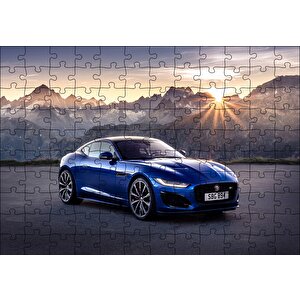 Jaguar F Type R Coupe Puzzle Yapboz Mdf Ahşap 120 Parça