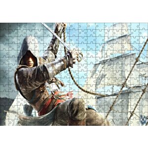 Assassins Creed Suiakstçi Yelken Halatlarında Puzzle Yapboz Mdf Ahşap 255 Parça