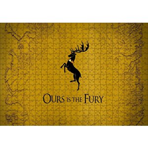 Game Of Thrones Baratheons Puzzle Yapboz Mdf Ahşap 500 Parça
