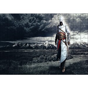 Assassins Creed Suikastçi Kara Bulutlar Ve Çayırlar Puzzle Yapboz Mdf Ahşap 120 Parça