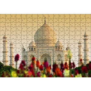 Tac Mahal Yakın Çekim Puzzle Yapboz Mdf Ahşap 255 Parça