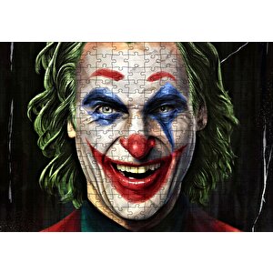 Joker Yakın Plan Yüz Çizim Puzzle Yapboz Mdf Ahşap 255 Parça