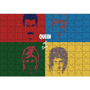 Queen Hot Space Puzzle Yapboz Mdf Ahşap 120 Parça