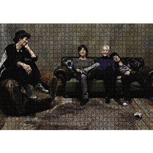 Rolling Solistler Leopar Kürkü Halı Puzzle Yapboz Mdf Ahşap 1000 Parça