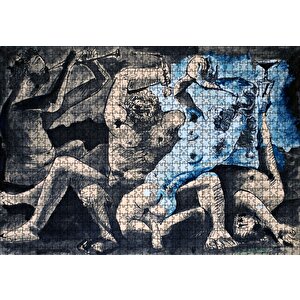 Bacchanale, 1955 By Pablo Picasso Puzzle Yapboz Mdf Ahşap 1000 Parça