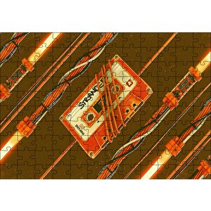 Teknoloji Ve Nostalji Yan Yana Puzzle Yapboz Mdf Ahşap 120 Parça