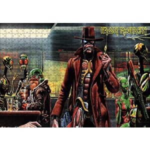 Iron Maiden Barda Enteresan Mahlukat Puzzle Yapboz Mdf Ahşap 500 Parça